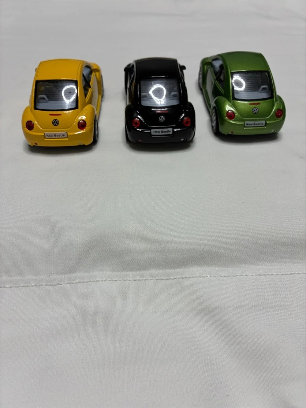 Bundle of 6 Toy Diecast Volkswagen Beetles Scale 1:32